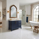 Carrara Grosvenor Nayv Blue Bathroom Vanities 37x22