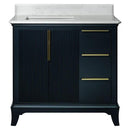 Carrara Grosvenor Nayv Blue Bathroom Vanities 37x22