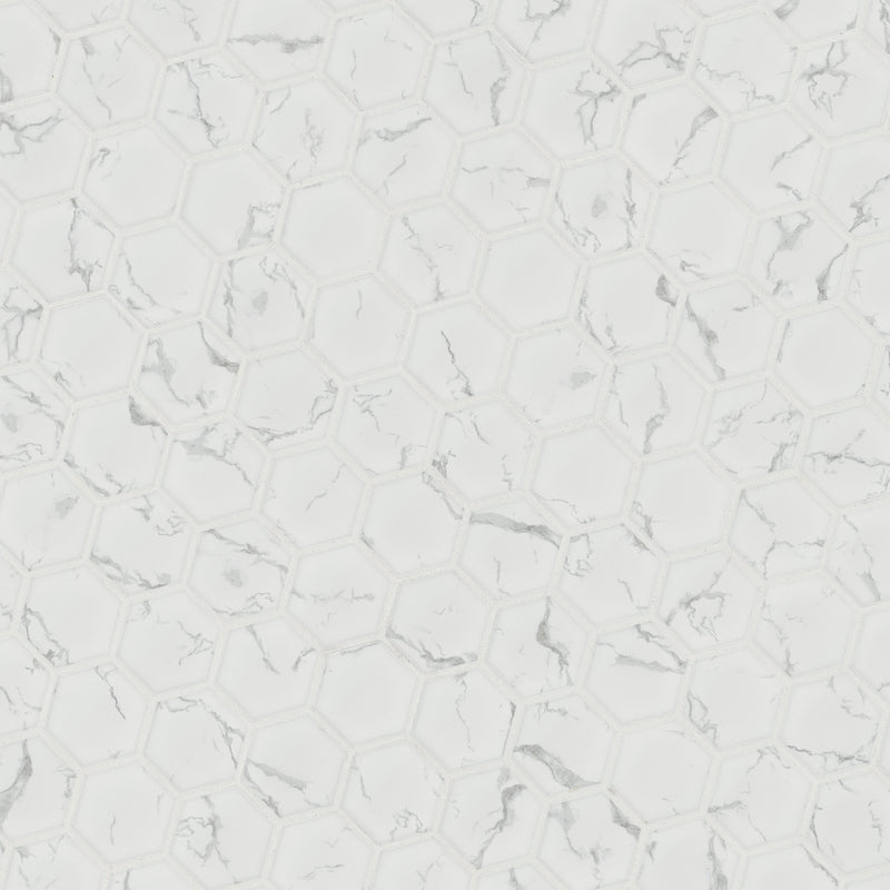 MSI Carrara Matte 2" Hexagon Tile, photo 3 of 11