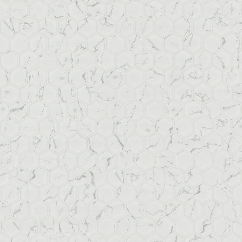 MSI Carrara Matte 2" Hexagon Tile, photo 2 of 11