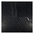 Black, Carrara T Honed Checkerboard Pattern Marble Tiles 12x12