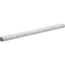 Carrara T Honed Pencil Liner Marble Moldings 1/2x12