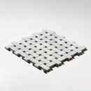 Carrara T Honed Basket Weave Marble Mosaics 12x12