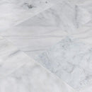 Carrara T Honed Marble Tiles 18x18