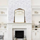 Carrara T Honed Marble Tiles 2 3/4x5 1/2