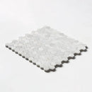 Carrara T Honed Hexagon 1x1 Marble Mosaics 11 1/2x12 1/4
