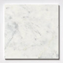 Carrara T Honed Marble Tiles 18x18