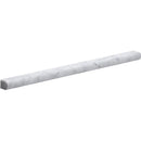 Carrara T Honed Pencil Marble Moldings 3/4x12
