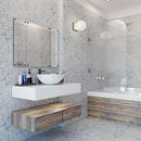Carrara T Multi Finish Palladian Marble Mosaics 12x12