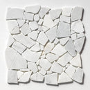 Carrara T Multi Finish Palladian Marble Mosaics 12x12