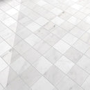 Carrara T Polished Marble Tiles 5 1/2x5 1/2