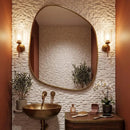 Carrara T Rock Face 1x2 Marble Mosaics 12 5/8x12 5/8