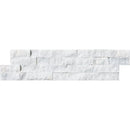 Carrara T Rock Face Marble Ledger Panel 6x24