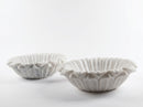 Carrara White Marble Flower Shape Polished Sink (D)18" (H)6"