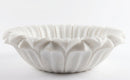 Carrara White Marble Flower Shape Polished Sink (D)18" (H)6"