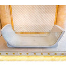 Carrara White Marble Bathtub Polished Tempered Glass Walls 32x79