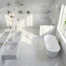 Turkish Carrara White Marble Tile Polished