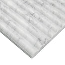 MSI Carrara White Milano Ribbo 12x24 Honed