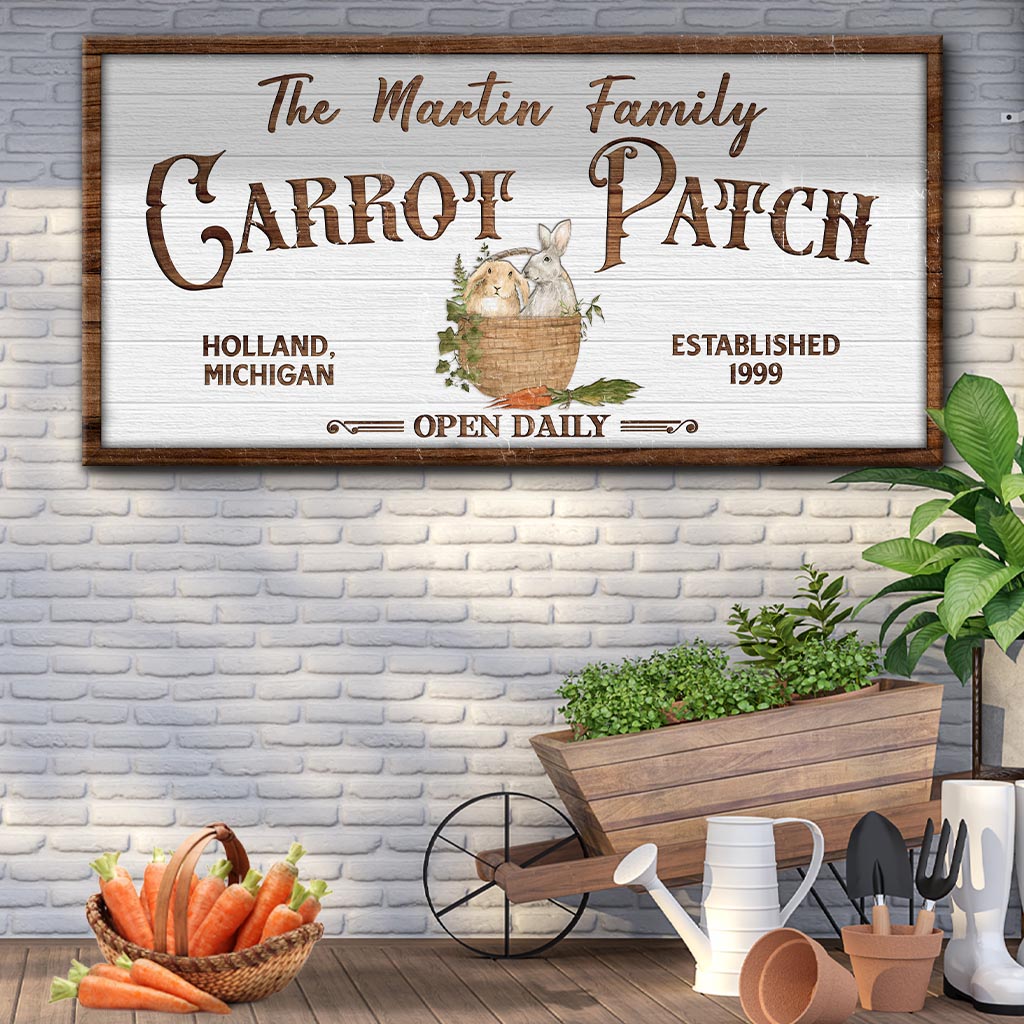 Carrot Patch Easter Sign III, photo 3 of 8