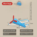 GobekUsa Cartoon Airplane Kids Room Chandelier - Creative Boys Bedroom Pendant Light