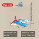 GobekUsa Cartoon Airplane Kids Room Chandelier - Creative Boys Bedroom Pendant Light