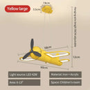 GobekUsa Cartoon Airplane Kids Room Chandelier - Creative Boys Bedroom Pendant Light