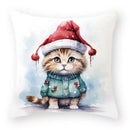 Cartoon animal christmas pillowcase set of 9 living room decor by Decorbites