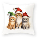Cartoon animal christmas pillowcase set of 9 living room decor by Decorbites