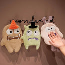 Cartoon animal coral velvet monster hand towel set kitchen decor by Decorbites