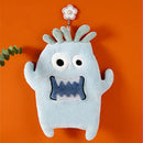 Cartoon animal coral velvet monster hand towel set kitchen decor by Decorbites