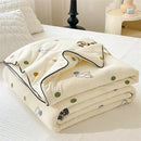 GobekUsa Kids' Summer Quilt: High-End Knitted Fabric, Super Soft & Breathable Comforter