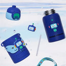 Cartoon animals insulated stainless steel mug for kitchen kids by Decorbites