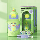 Cartoon animals insulated stainless steel mug for kitchen kids by Decorbites