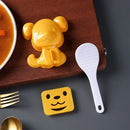 Cartoon animals sushi and sandwich mold set for kitchen bento kids by Decorbites