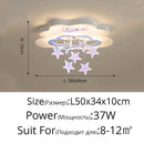 GobekUsa Cartoon Bat LED Ceiling Light for Child Bedroom and Study Room