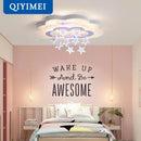 GobekUsa Cartoon Bat LED Ceiling Light for Child Bedroom and Study Room