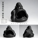 GobekUsa Gorilla Ceramic Ashtray: Cartoon Animal Decor & Gift
