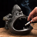 GobekUsa Gorilla Ceramic Ashtray: Cartoon Animal Decor & Gift