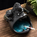 GobekUsa Gorilla Ceramic Ashtray: Cartoon Animal Decor & Gift
