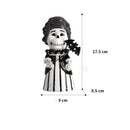 GobekUsa Cartoon Skeleton Gentleman Bat Halloween Statue Home Decor Figurine