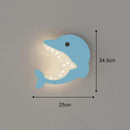 GobekUsa Kids' Room Cartoon Wall Lamp: Cute LED Lighting for Bedroom, Aisle, Bedside