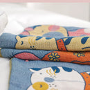 GobekUsa Cartoon Boho Bedspread - 100% Soft Cotton Double-Sided Woven Blanket