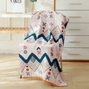 Cartoon cat and rabbit cotton gauze bath towel for bedroom and nursery by Decorbites