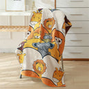 Cartoon cat and rabbit cotton gauze bath towel for bedroom and nursery by Decorbites