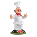 GobekUsa Cartoon Chef Resin Wine Rack Storage Holder Kitchen Home Decor Figure sculptured host rack