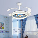 GobekUsa Dimmable Smart Home LED Ceiling Fan Light with Remote Control