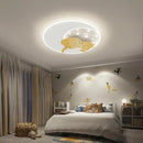 GobekUsa Cartoon Elephant Rabbit Ceiling Light for Kid's Room