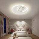 GobekUsa Cartoon Elephant Rabbit Ceiling Light for Kid's Room