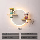 GobekUsa LED Wall Lamp: Modern Nordic Design for Children's Room, Aisle, Bedroom, Living Room
