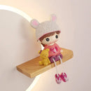 GobekUsa LED Wall Lamp: Modern Nordic Design for Children's Room, Aisle, Bedroom, Living Room